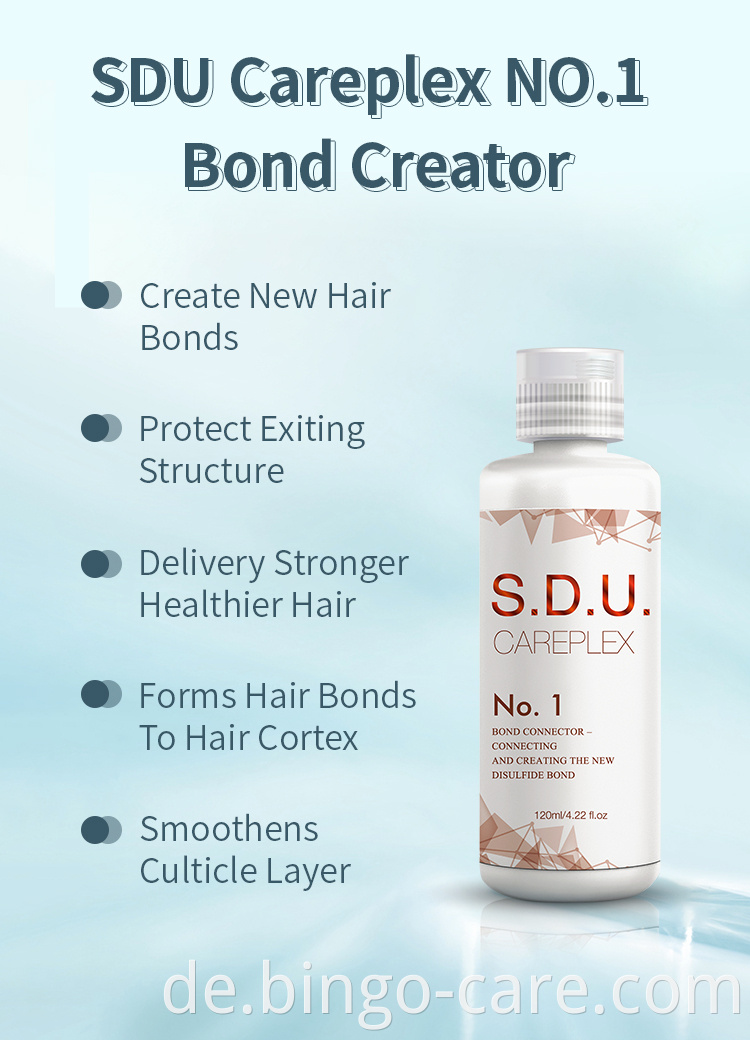 SDU CAREPLEX Professionelle Haarfarbe Protect Hair Bonding Care Treatment Salon Verwenden Sie dasselbe wie Ola Plex zum Färben Färben Dauerwelle